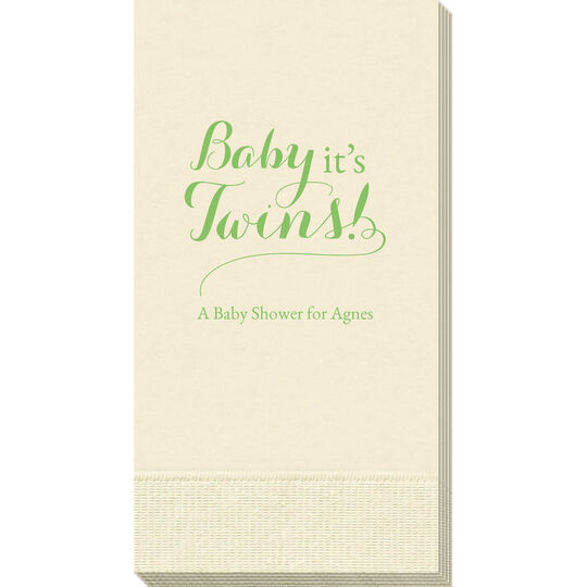 Baby It's Twins Guest Towels